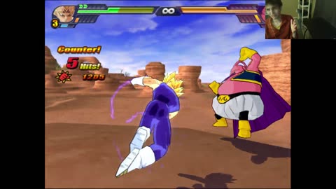 Majin Buu VS Super Saiyan 2 Majin Vegeta In A Dragon Ball Z Budokai Tenkaichi 3 Battle