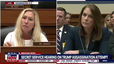 Majorie Taylor Greene grills Kim Cheatle at Trump assassination attempt hearing | LiveNOW from FOX