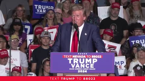 President Donald J. Trump Holds a Rally in Las Vegas, NV - 9/13/24