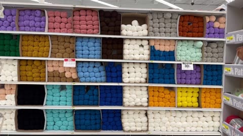 GINORMOUS Joann’s Yarn Department!