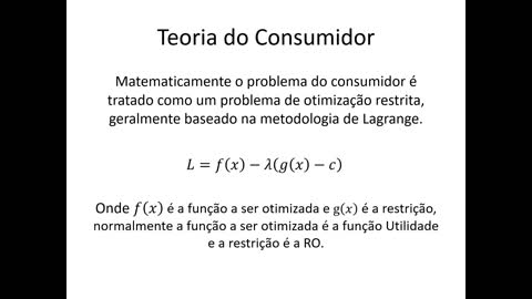 Microeconomia 044 Teoria do Consumidor Demanda Marshalliana