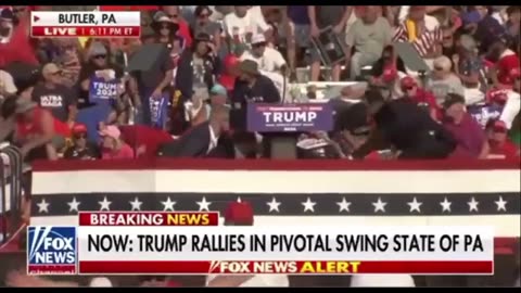 🚨BREAKING: NHỮNG PHÁT SÚNG VỪA ĐƯỢC BẮN VÀO BUỔI RALLY CỦA TT. TRUMP Ở BUTLER, PENNSYLVANIA