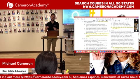 Cameron Academy Real Estate Pre-license Course