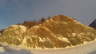 Christmas day drive down Turnagain Arm, Alaska