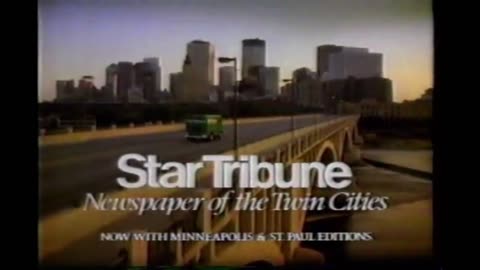 Star Tribune Newspaper Commercial (1987)