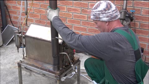 Pyrolysis Retort experiment - Electrically Powered.