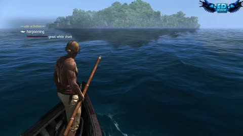 Assassin's Creed 4 All Harpooning Activities & The White Whale ( Moby Dick )