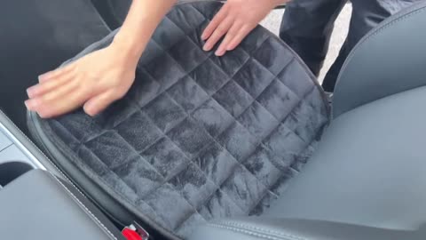 Winter Short Plush Car Cushion