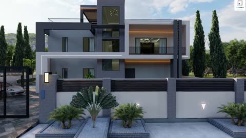 Modern House Design (19m x 17m) 6 Bedrooms with Estimate cost.