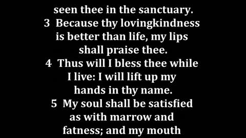 Psalms 63 King James version