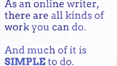 Get Paid To Do Simple Writing Jobs Online