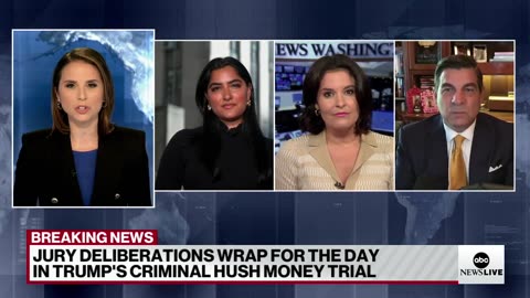 1st day of deliberations wraps with no verdict in Trump hush money trial