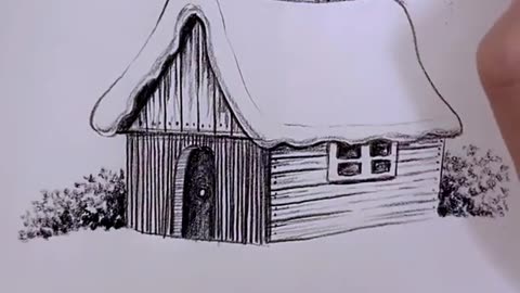 Drawing videos Drawing tutorial Drawing Ideas about Small House