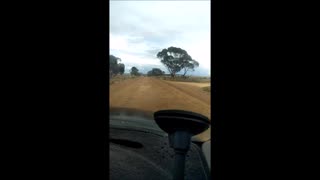 Twenty minutes of Country road. Manmanning to Wongan Hills