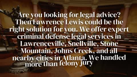 Criminal Attorney Lawrenceville