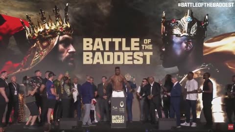 Tyson Fury weighs in nine pounds heavier than Francis Ngannou