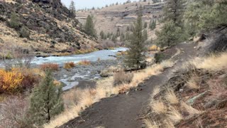 Central Oregon – Steelhead Falls – Trail Perspective – 4K