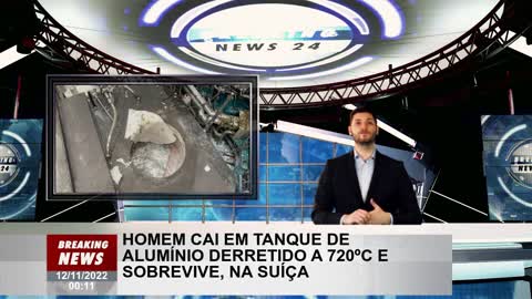 O homem cai em um tanque de alumínio derretido a 720ºC e sobrevive na Suíça