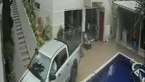 Strange Parking Spot in a House