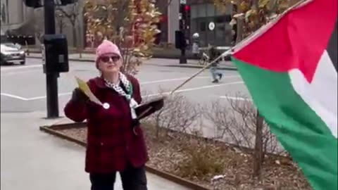 Meet The Dumbest 'Free Palestine' Protestor Of All Time | Ya F**king Idiot'