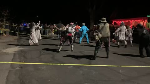 2021 Salida Colorado Halloween Zombie Dance Filmed By My Sister