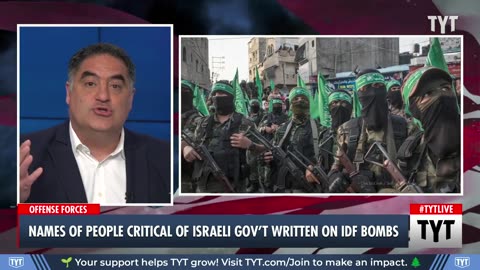 Cenk Uygur's Name Written On An Israeli Bomb