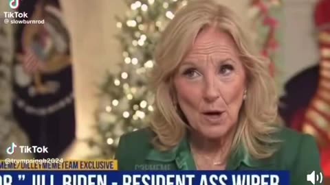 Jill Biden wipes Joe's ass