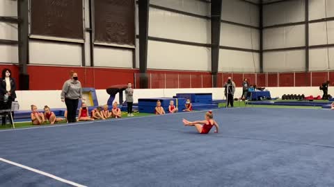 Inspirational Heartland Gymnastics coach and gymnast duo