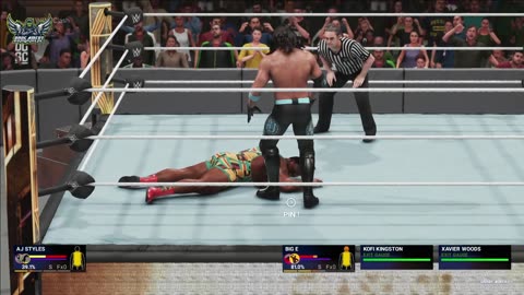 aj style vs bige wwe 2k22#bdrgamerz#wrestling