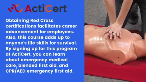 Red Cross Certifications