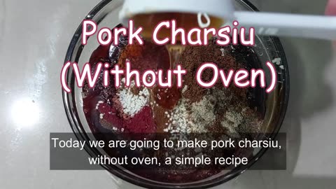 Pork Charasiu delicious Chinese food recipe By NAELONION