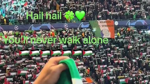 CELTIC PALESTINE YOU`LL NEVER WALK ALONE