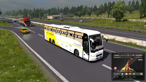 [ETS 2 Indian Bus Mod]- S.R.S Volvo Sleeper - Ghat Road Beautiful Morning - Euro Truck Simulator