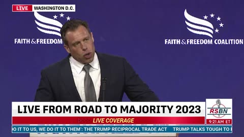 FULL SPEECH: Chris Miller Faith and Freedom Coalition: Road to Majority Conference 6/24/23