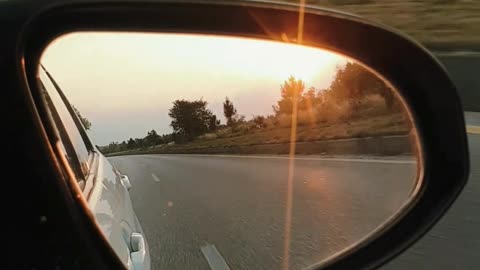 Driving on motorway