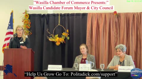 “Wasilla Candidate Forum , Mayor & City Council”