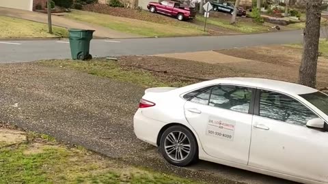 Man Watches a Tornado Destroy His Neighborhood From His Porch