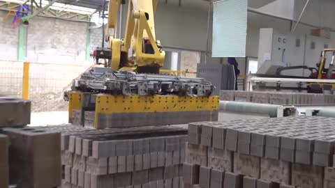 Automated Brick Factory Of Korea That Makes 100,000 Pieces A Day