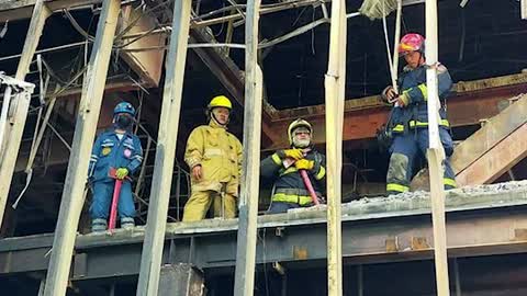 Cambodian hotel-casino fire death toll rises to 24 as rescue efforts remain underway