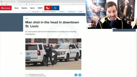 Man Casually Executes a Homeless Man In Front of Crowd in St. Louis