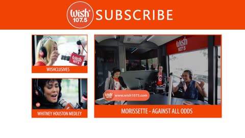 Morissette mencakup "Secret Love Song" (Little Mix) LANGSUNG di Wish 107.5 Bus