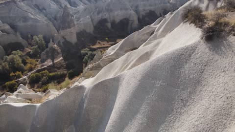 cappadocia landscape aerial view turkey goreme national parkTurkey 4K , No CopyrightVideo,Background