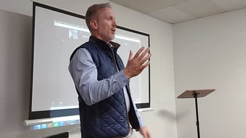 Illinois Gubernatorial Candidate Gary Rabine At Illinois Freedom Alliance HQ Mar 2 2022