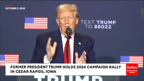 'When People Are Disloyal...'- Trump Goes On Attack Against 'Ron DeSanctimonious' During Iowa Rally