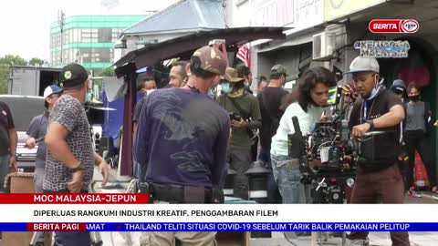 BERITA PAGI– MOC MALAYSIA-JEPUN ; DIPERLUAS RANGKUMI INDUSTRI KREATIF, PENGGAMBARAN FILEM