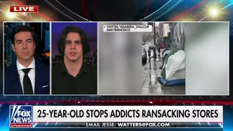 Gen Z Activist stops drug addicts from ransacking stores