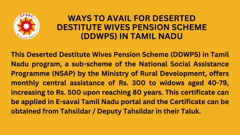 Where to Apply for Deserted Destitute Wives Pension in TN