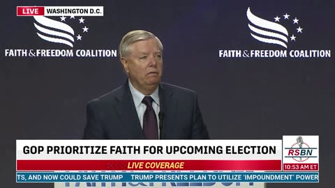 FULL SPEECH: Lindsey Graham Faith and Freedom Coalition: Road to Majority Conference 6/23/23