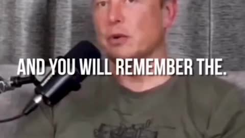 Musk shares how to remember one thing quickly