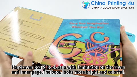 Self cover board book and hardcover board book